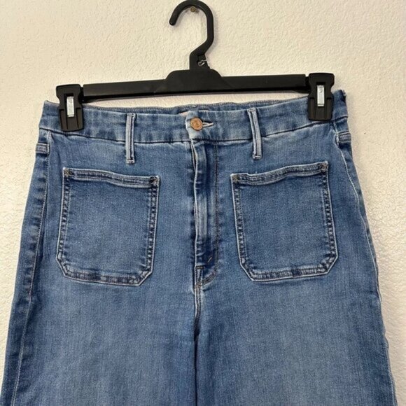 Mother The Patch Pocket Roller Skimp Flare Jeans - Picture 2 of 14